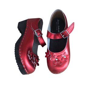 Hannah Andersson Toddler Leather Mary Jane Clogs - Little Kids